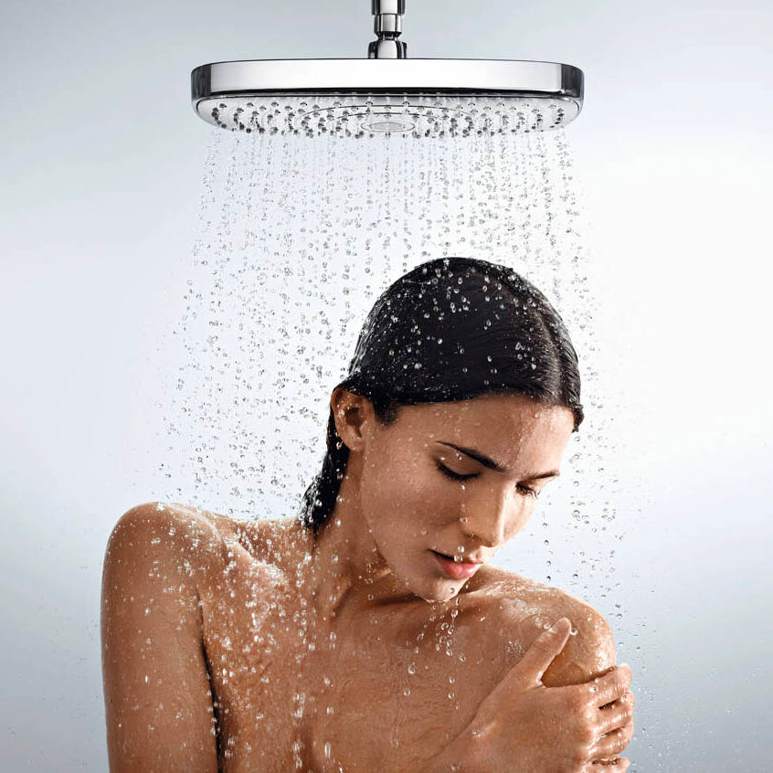 Extraflache Kopfbrausen - Intensiver Brauseregen für das erfrischende Duschvergnügen.
